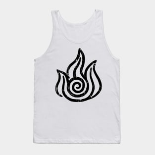 Fire black symbol Tank Top